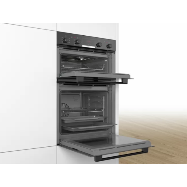 Bosch MBS533BB0B Enamel Interior, Double Oven, Electric, A/B Energy