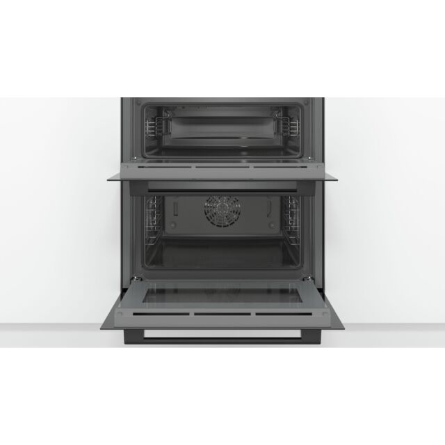 Bosch NBS533BB0B Enamel Interior, Double Multifunction Oven, Electric, A/B Energy