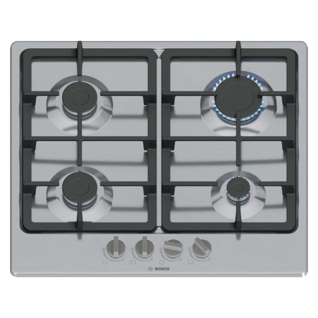 Bosch PGP6B5K90 60cm Gas Hob - Stainless steel