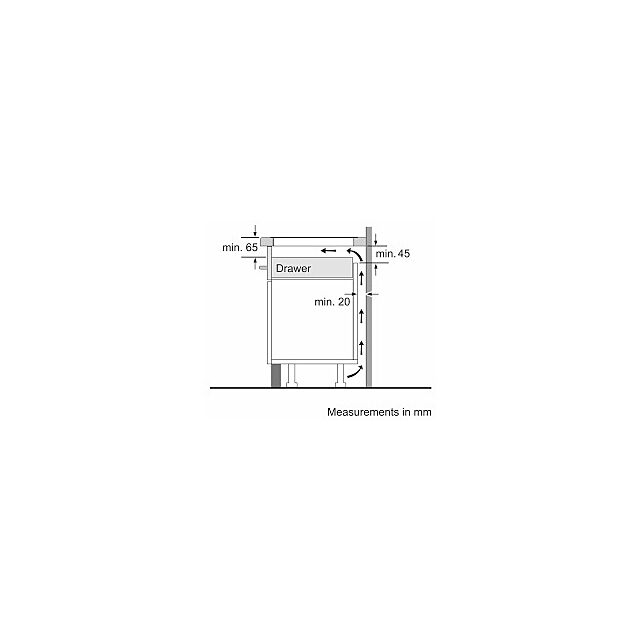 Bosch PUG61RAA5B 59.2cm Induction Hob - Black