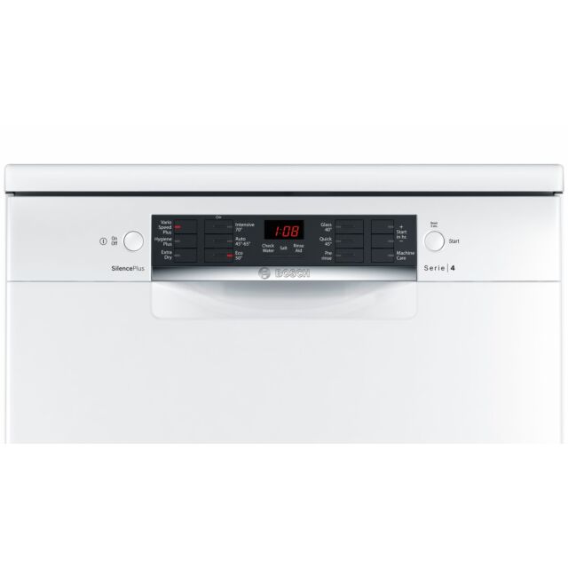 Bosch SMS46JW09G Freestanding Full Size Dishwasher, 13 Place Settings, E Energy