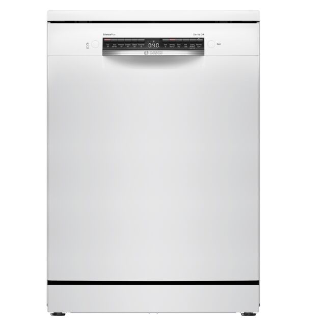 Bosch SMS4EMW06G WiFi-enabled Dishwasher - White - 14 Place Settings