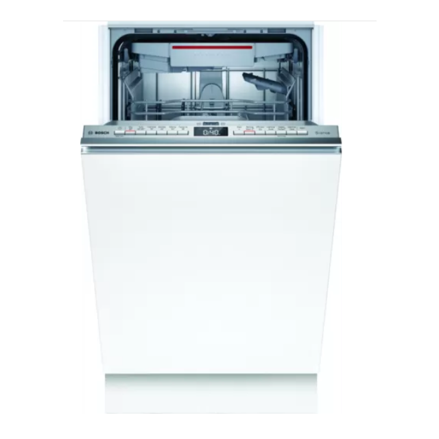 Bosch SPV4EMX21G Built In Slimline Dishwasher, 10 Place Settings, D Energy