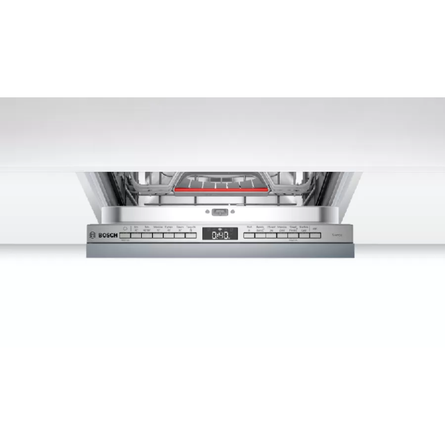 Bosch SPV4EMX21G Built In Slimline Dishwasher, 10 Place Settings, D Energy