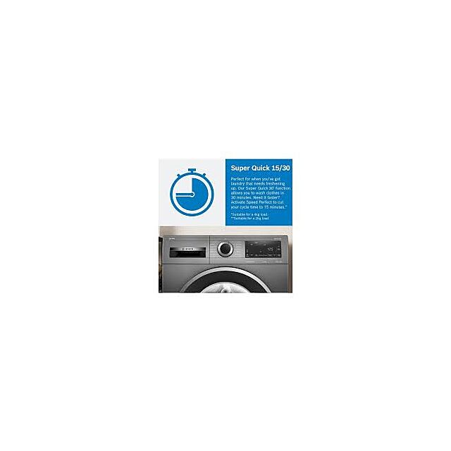 Bosch WGG244ZCGB 9kg 1400 Spin Washing Machine - Graphite