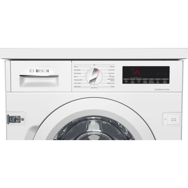 Bosch WIW28502GB White Capacity 8kg, 1400rpm, TimeLight, Reload, SpeedPerfect, 24hr time delay, BLDC