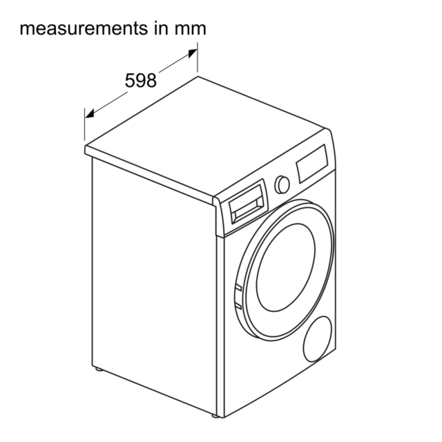 Bosch WNA134U8GB Washer dryer, 8kg Wash, 5kg dry, 1400 Spin, C/E Energy
