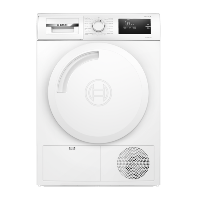 Bosch WTH84001GB 8kg Heat Pump Tumble Dryer - White