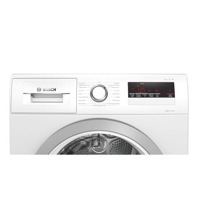 Bosch WTH85222GB Heat Pump Tumble Dryer, 8Kg Capacity, A++ Energy