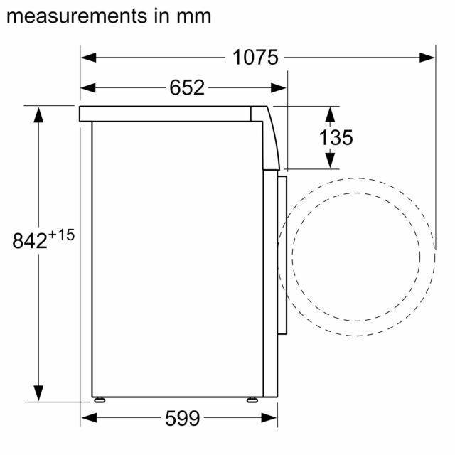 Bosch WTH85222GB Heat Pump Tumble Dryer, 8Kg Capacity, A++ Energy
