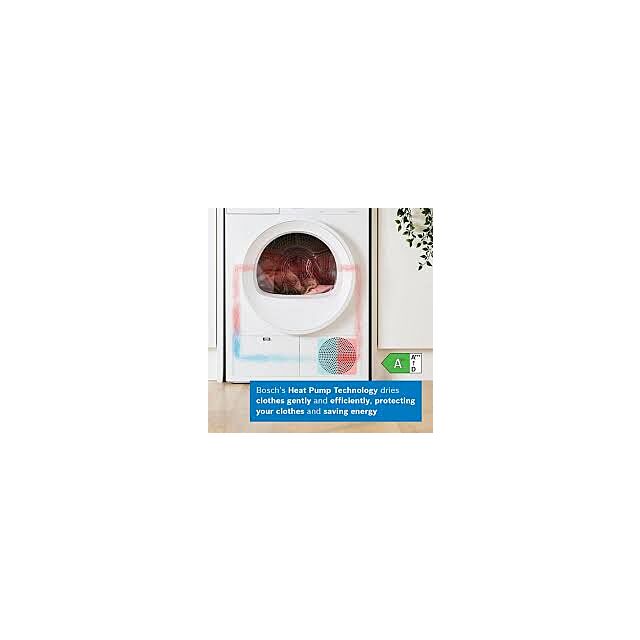 Bosch WTH85225GB 8kg Heat Pump Tumble Dryer - White