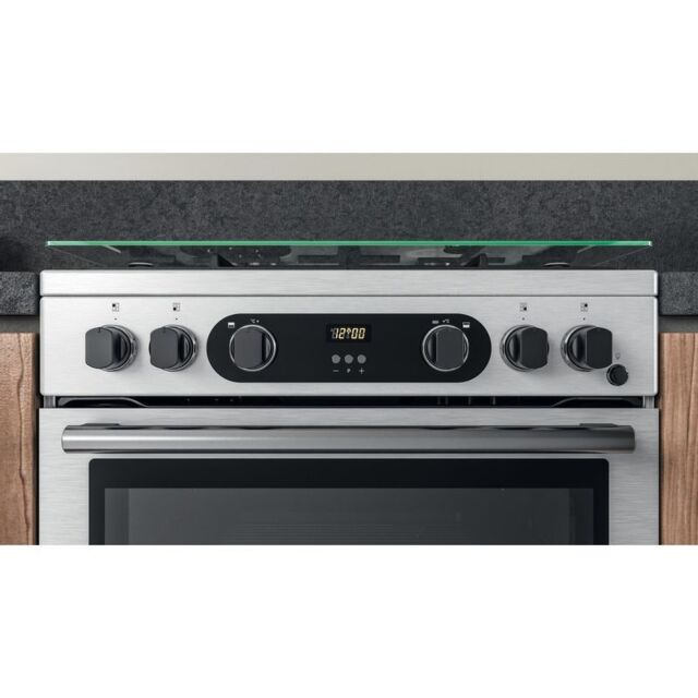 Cannon CD67G0CCX Catalytic, Gas Double Oven, 60cm, A+ Energy