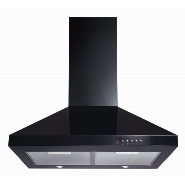 CDA ECH61BL Chimney Hood, 60cm, Black