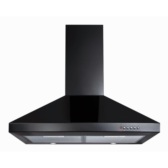 CDA ECH71BL Chimney Hood, 70cm, Black