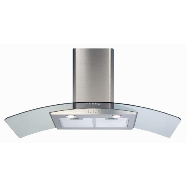 CDA ECP102SS Chimney Hood, 100cm, Stainless Steel