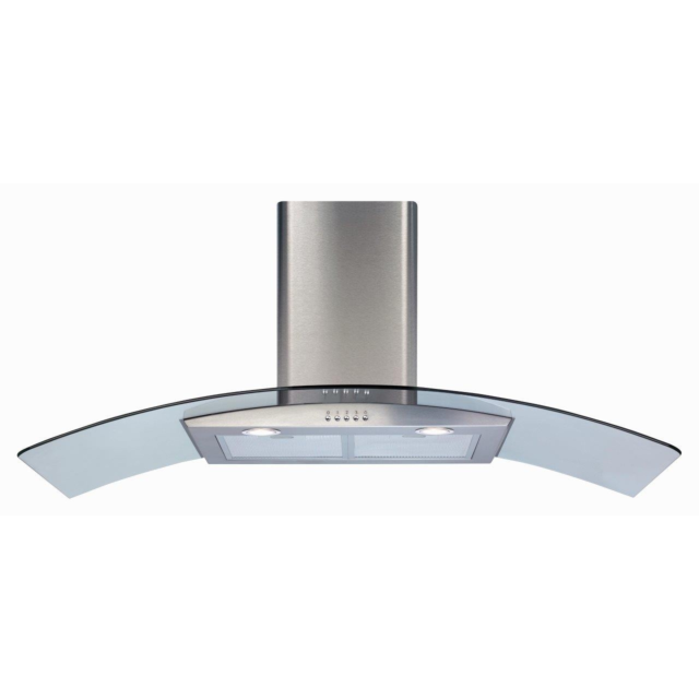 CDA ECP112SS Chimney Hood, 110cm, Stainless Steel