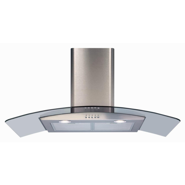 CDA ECP92SS Chimney Hood, 90cm, Stainless Steel