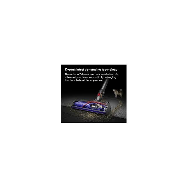 Dyson V8ABS-2023 Cordless Stick Vacuum Cleaner - 40 Minutes Run Time - Silver/Yellow