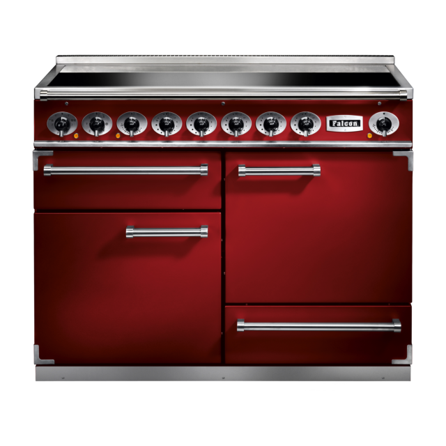 Falcon 1092 Deluxe 109cm Induction Cherry Red Range Cooker