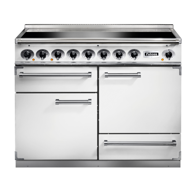 Falcon 1092 Deluxe 109cm Induction White Range Cooker