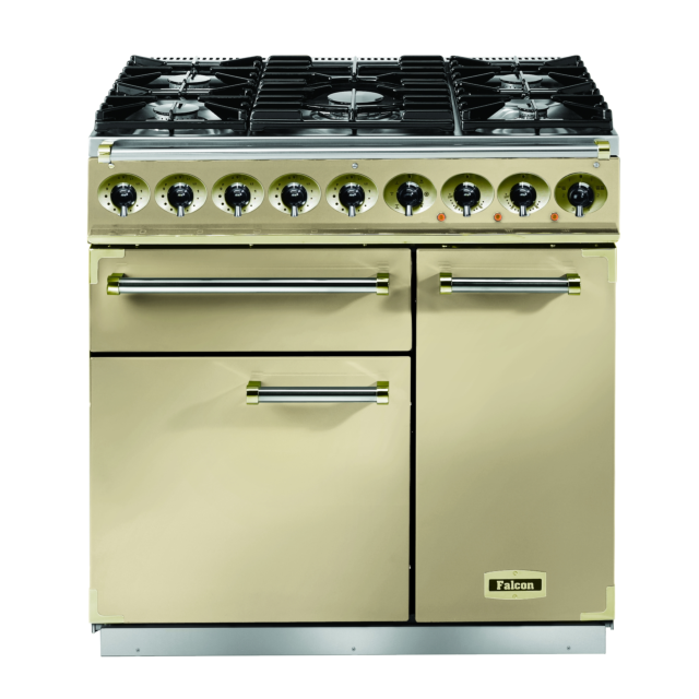 Falcon 900 Deluxe 90cm Dual Fuel Cream Range Cooker