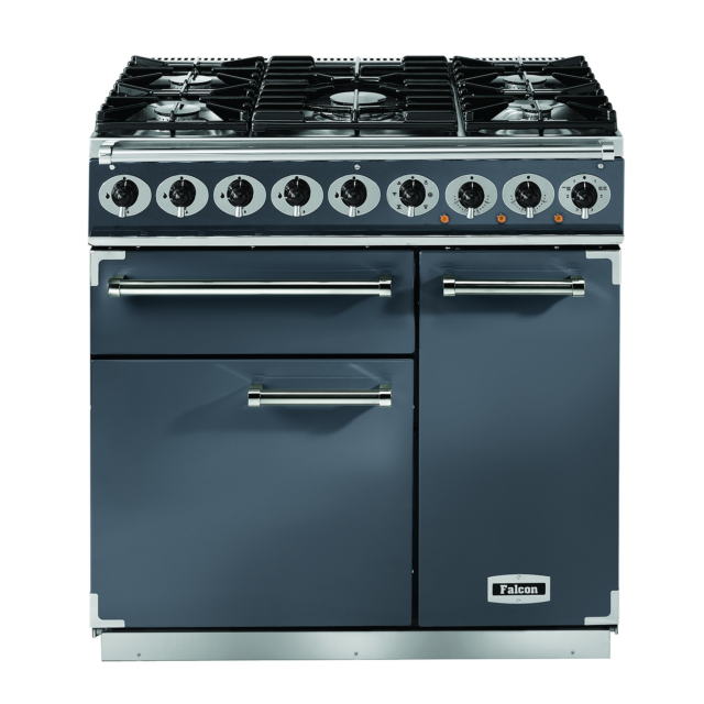Falcon 900 Deluxe 90cm Dual Fuel Slate Range Cooker