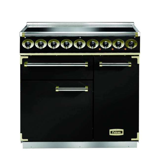 Falcon 900 Deluxe 90cm Induction Black Range Cooker