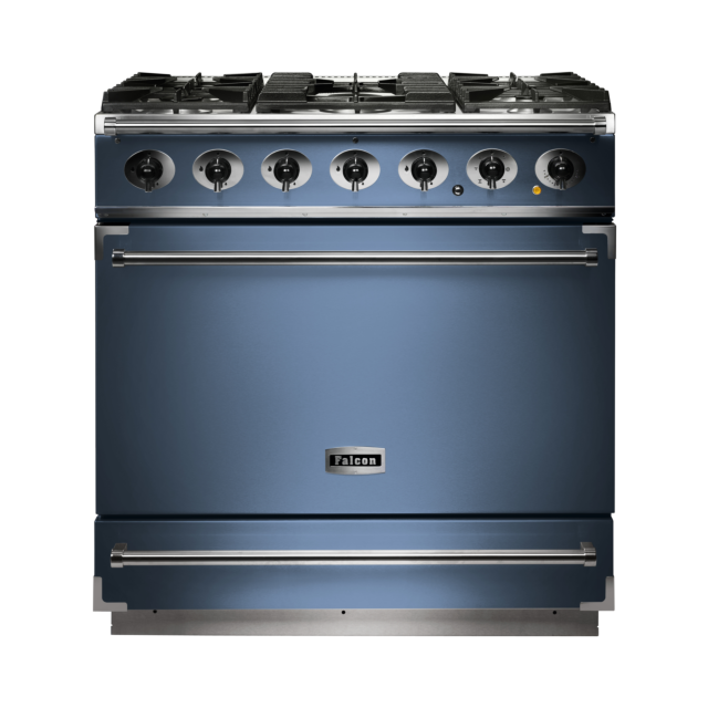 Falcon 900S 90cm Dual Fuel China Blue Range Cooker