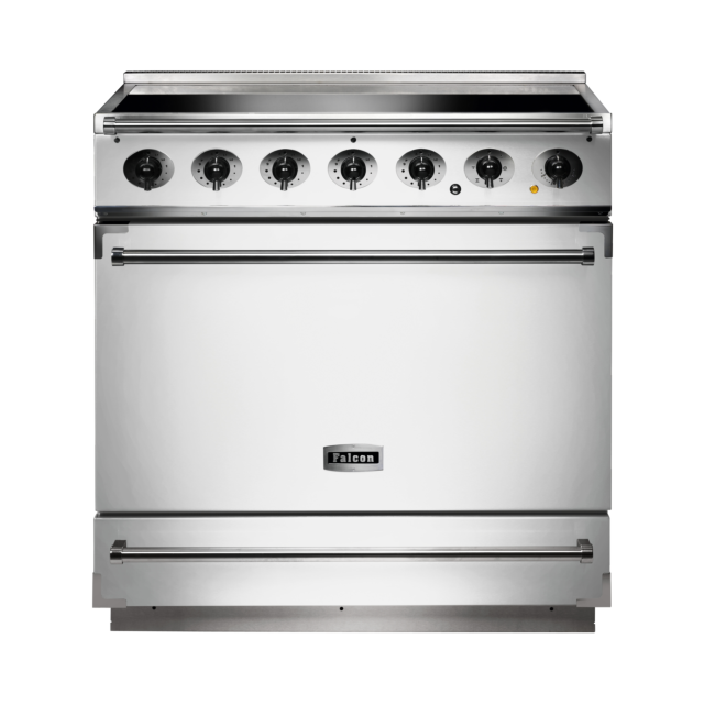 Falcon 900S 90cm Induction White Range Cooker 