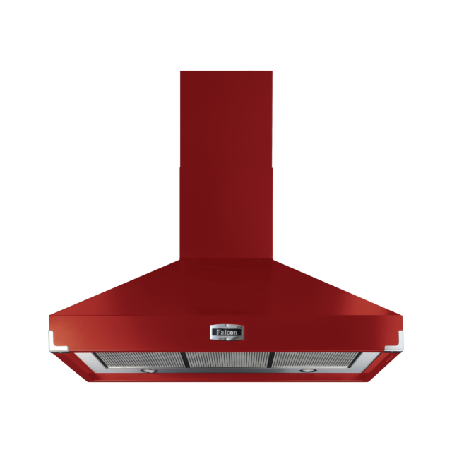 Falcon 1000 Super Extract Hood, 100cm Cherry Red