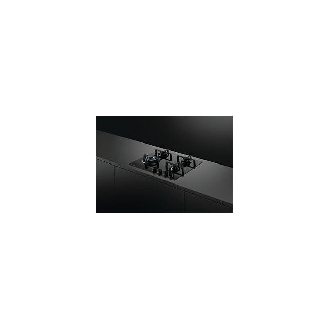 Fisher Paykel CG604DLPGB4 82038, 600mm Wide 'Gas on Glass' 4 Burner LPG Minimal Style