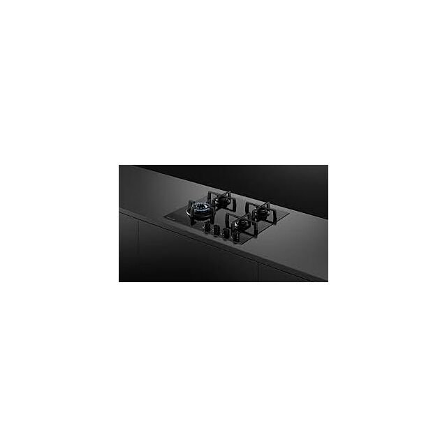 Fisher Paykel CG604DNGGB4 82037, 600mm Wide 'Gas on Glass' 4 Burner Minimal Style