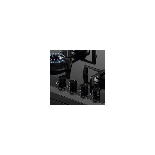 Fisher Paykel CG604DNGGB4 82037, 600mm Wide 'Gas on Glass' 4 Burner Minimal Style