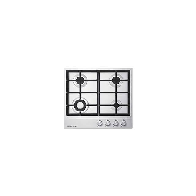 Fisher Paykel CG604DNGX1 80802, CG604DNGX1 600mm Wide Gas on Steel 4 Burner Chrome Pin Stripe Detail