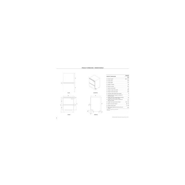 Fisher and Paykel DD60D2HNX9 Fisher & Paykel DD60D2HNX9 Built In Dishdrawer - 12 Place Settings