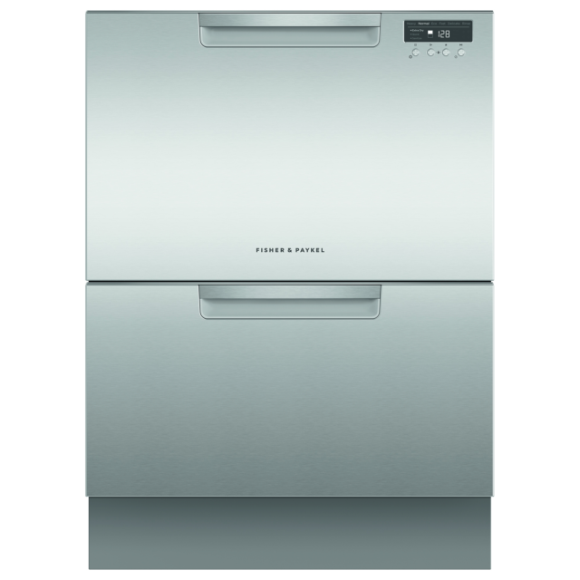 Fisher + Paykel DD60DCHX9 Built in Double DishDrawerâ„¢, 12 Place Settings, E Energy