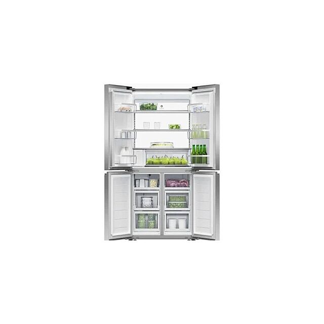 Fisher and Paykel RF500QNUX1 F&P RF500QNUX1 79cm Quad Door Frost Free Fridge Freezer - Stainless Ste