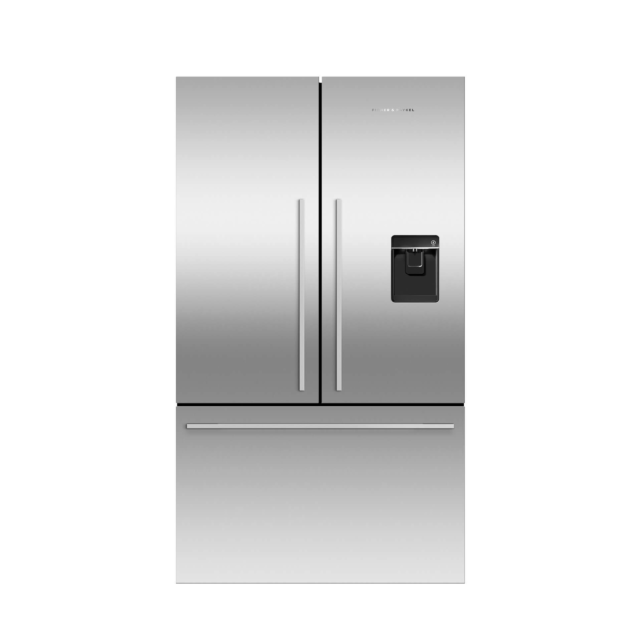 Fisher + Paykel RF540ADUX5 American Style Fridge Freezer, 90cm, Frost Free, F Energy