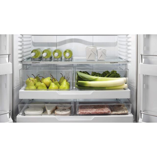 Fisher + Paykel RF540ADUX5 American Style Fridge Freezer, 90cm, Frost Free, F Energy