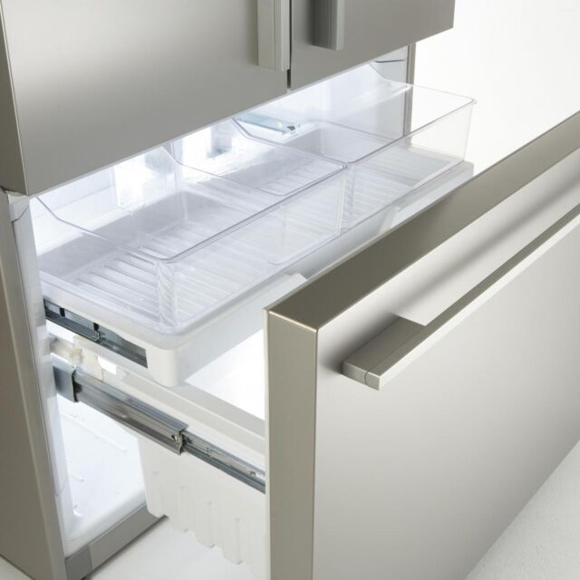 Fisher + Paykel RF540ADUX5 American Style Fridge Freezer, 90cm, Frost Free, F Energy