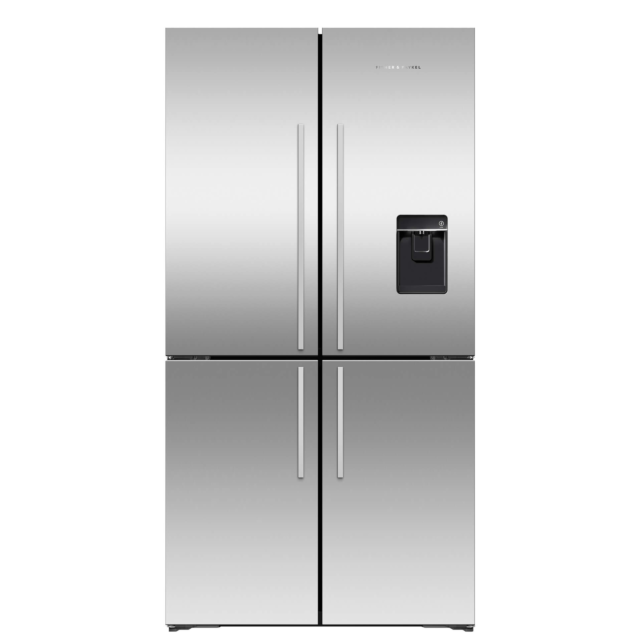 Fisher Paykel RF605QDUVX1 St Steel Quad Door, 905Mm, 605L, Ice & Water