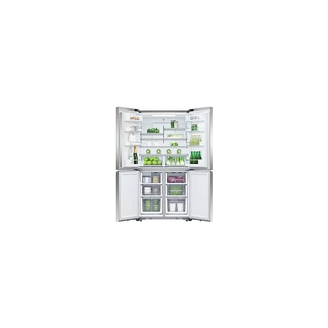 Fisher and Paykel RF605QNUVX1 F&P RF605QNUVX1 90.5cm Quad Door Frost Free Fridge Freezer - Stainless