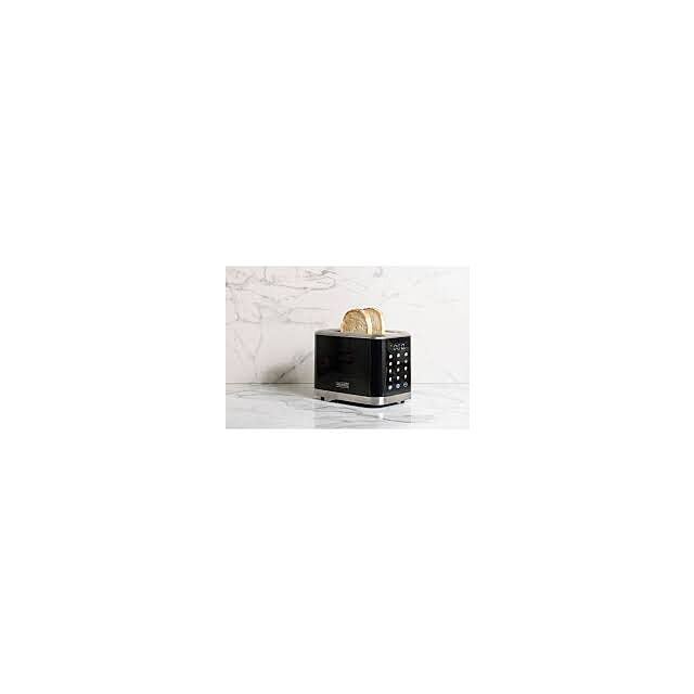 Haden 212948 Black Touch Screen 2 Slice Toaster - Black
