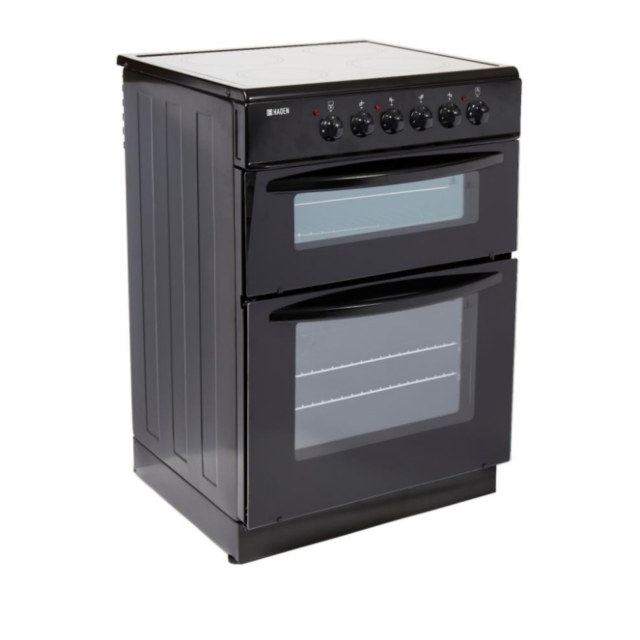 Haden HE60DOMK Enamel, Electric Double Oven, 60cm, A Energy