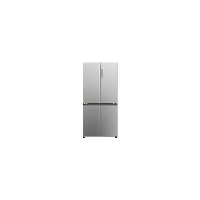 Haier HCR3818ENMM 83.3cm Total No Frost Fridge Freezer - Pt. Inox
