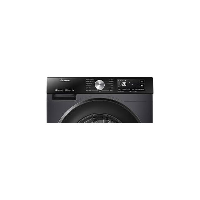 Hisense WF3S8043BB3 Black 8kg 1400 Spin Washing Machine - Black