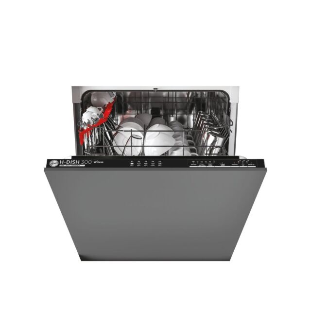 Hoover HRIN2L360PB-80 Built In Full Size Dishwasher, 13 Place Settings, E Energy