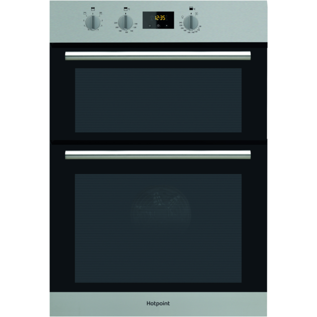 Hotpoint DD2540IX Enamel Interior, Double Fan Oven, Electric, A Energy