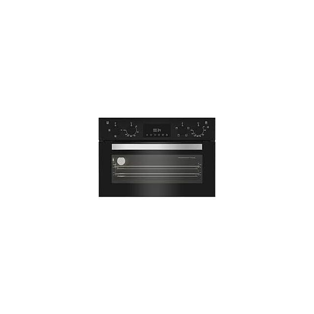 Hotpoint DIH 10D B 59.4cm Built In Electric Fan Double Oven - Black