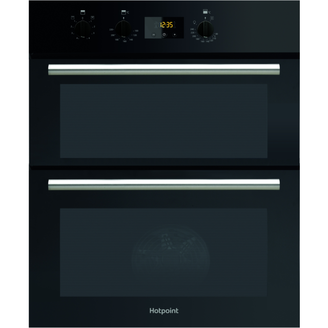 Hotpoint DU2540BL Enamel Interior, Double Multifunction Oven, Electric, B Energy